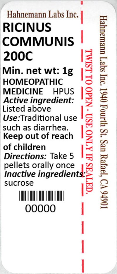 Ricinus Communis 200C 1g - Ricinus Communis 200C 1g